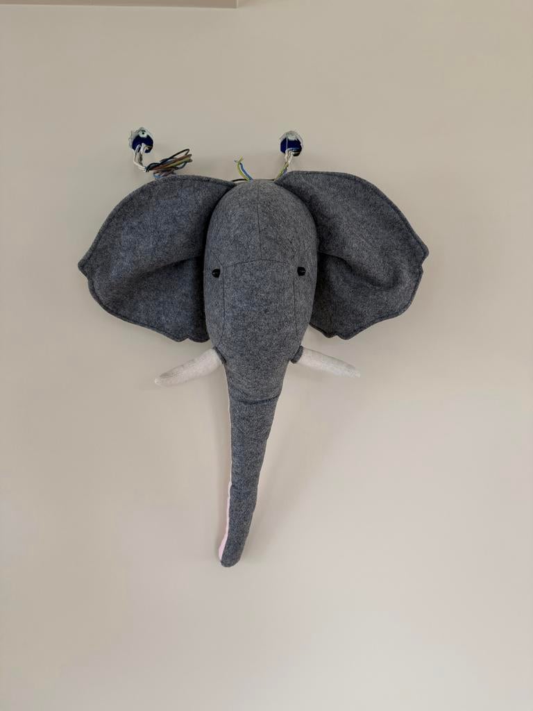 Childhome Dierenkop Olifant - Wanddecoratie Kinderkamer, Ophalen of Verzenden, Zo goed als nieuw, Wanddecoratie