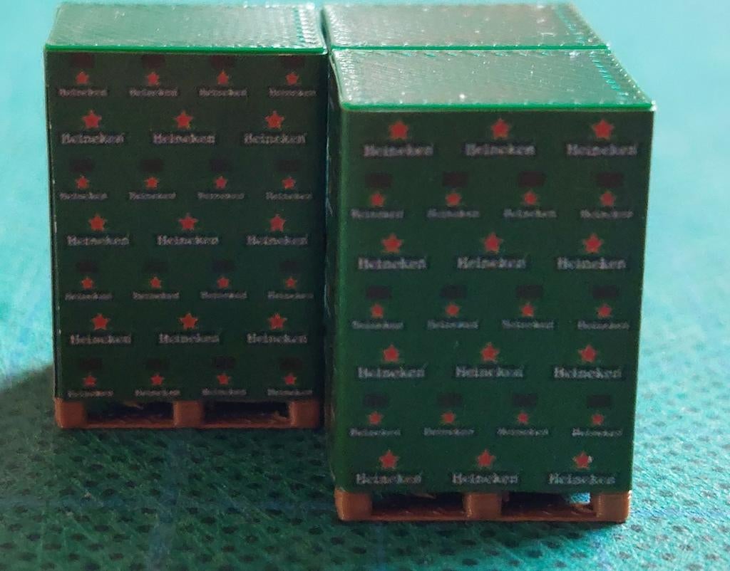 H0LK 0216 DIVERSE PALLETS MET DRANK 1/87, Overige merken, Gelijkstroom of Wisselstroom, Overige typen, Nieuw