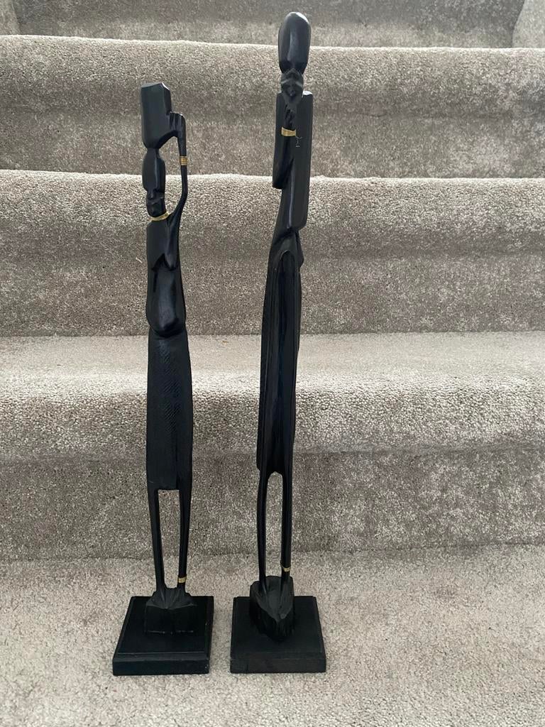 afrikaanse poppen, Overige kleuren, Ophalen of Verzenden, Minder dan 50 cm, Glas