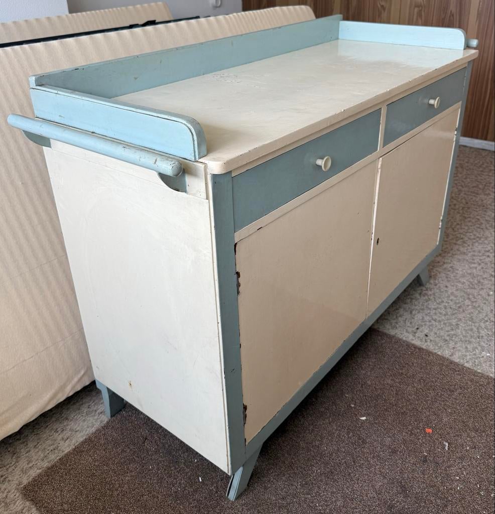 Vintage Commode - Jaren 50, Kinderen en Baby's, Kinderkamer | Commodes en Kasten, Gebruikt, Commode, Minder dan 90 cm, 75 tot 100 cm