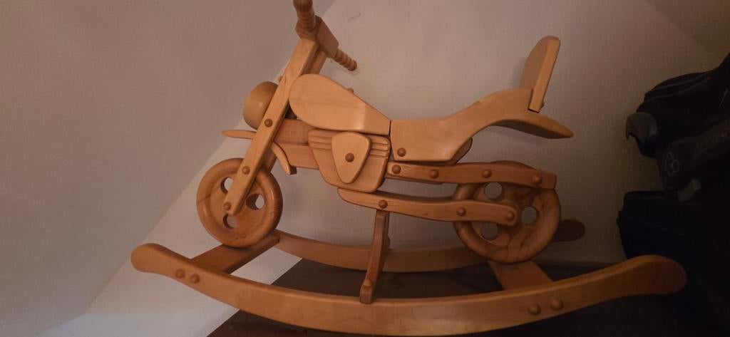 Handgemaakte Houten Hobbel Motor, Ophalen, Zo goed als nieuw, Overige typen