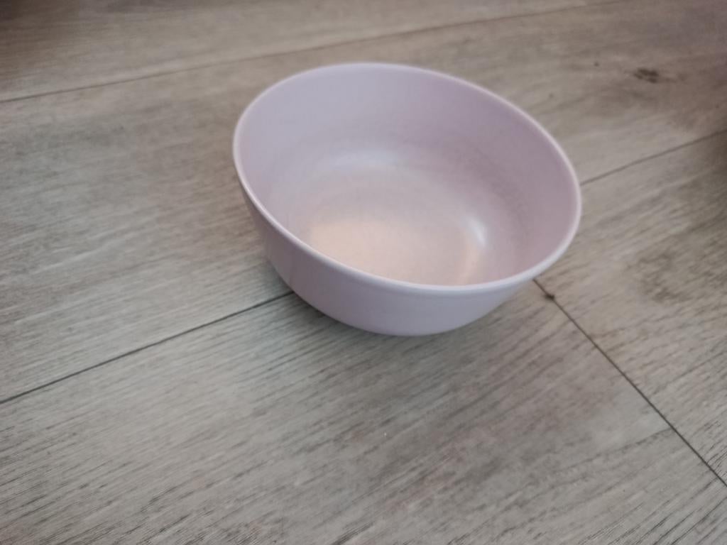 Roze Ikea servies, Ophalen of Verzenden, Gebruikt, Rond, Steen of Aardewerk