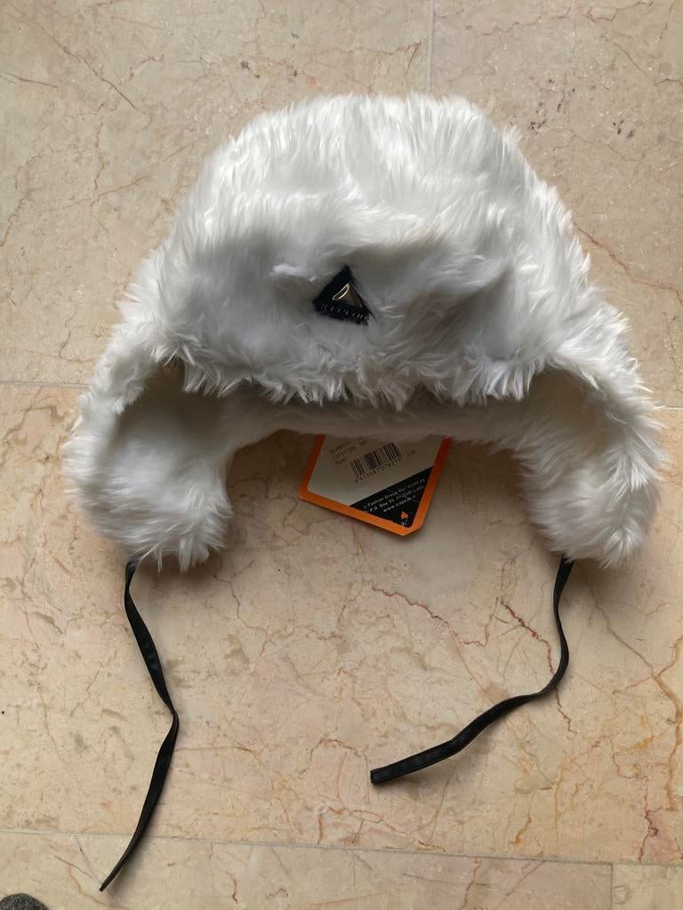 ICEPEAK witte bontmuts met oorkleppen, Ophalen of Verzenden, Nieuw, Overige typen