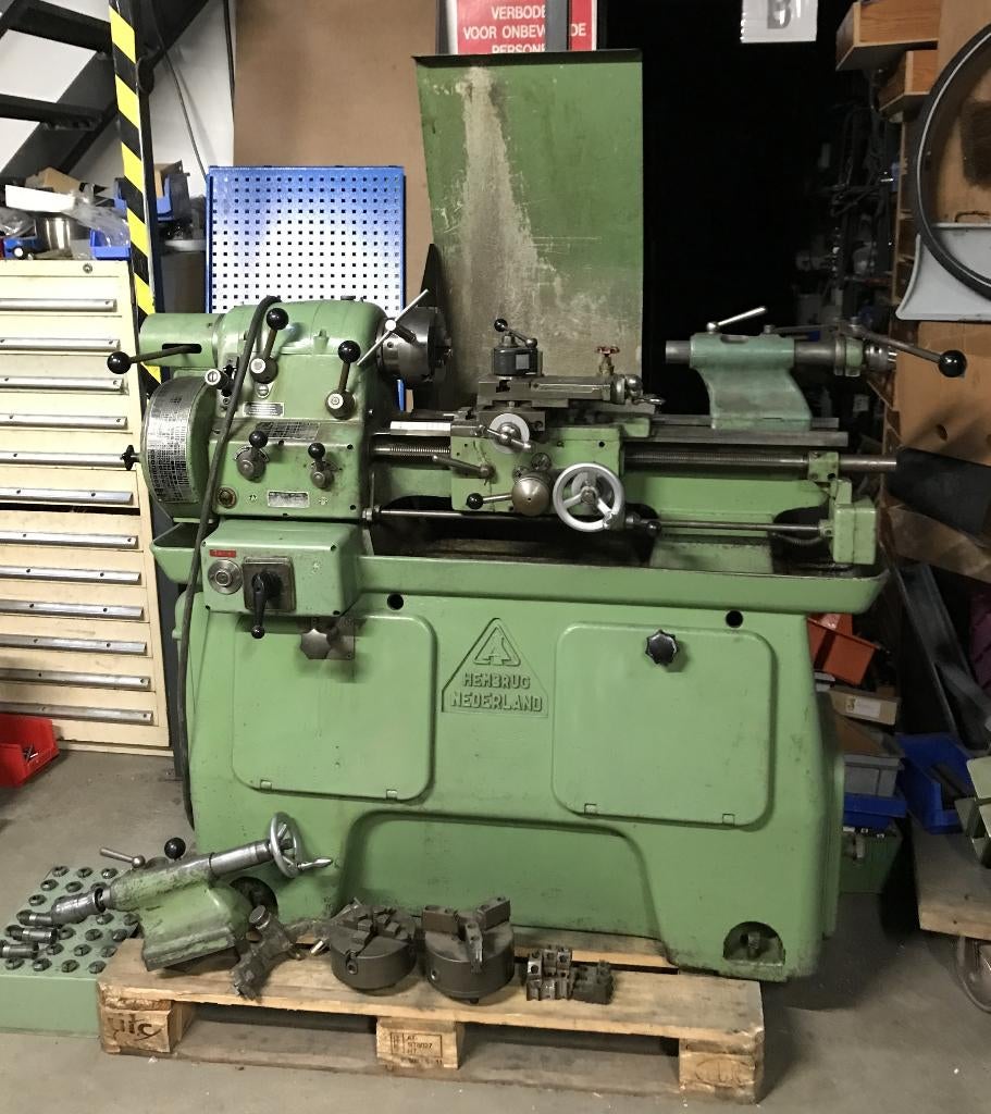 Draaibank, AI, DR1, 400 volt, TDC 500 mm, Doe-het-zelf en Verbouw, Ophalen, Gebruikt, Metaaldraaibank, Minder dan 500 mm