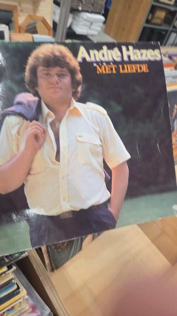 André Hazes - Met Liefde LP, Ophalen of Verzenden, Zo goed als nieuw, 12 inch, Levenslied of Smartlap