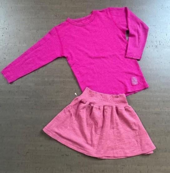 100% wol setje maat 110/116, Kinderen en Baby's, Ophalen of Verzenden, Gebruikt, Meisje, Shirt of Longsleeve