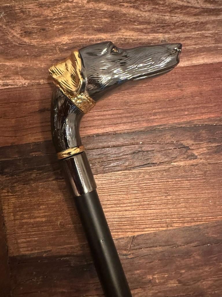 wandelstok hazewindhond windhond, Ophalen of Verzenden