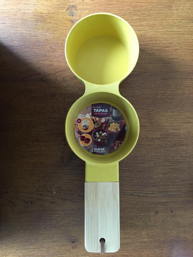 Tapasschaaltjes met Handvat "Gusta" Kleur: Oker geel Nieuw, Huis en Inrichting, Keuken | Servies, Keramiek, Nieuw, Ophalen of Verzenden