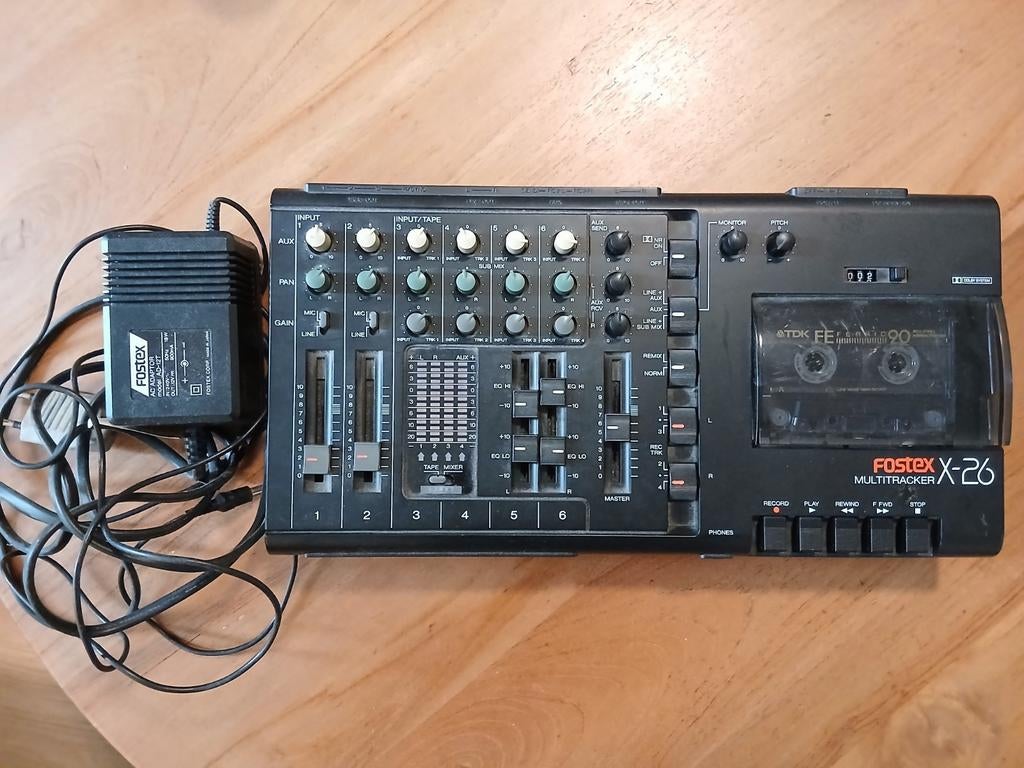 Fostex Multitracker X26 - Cassette Recorder/Mixer, Ophalen, Gebruikt, Audio