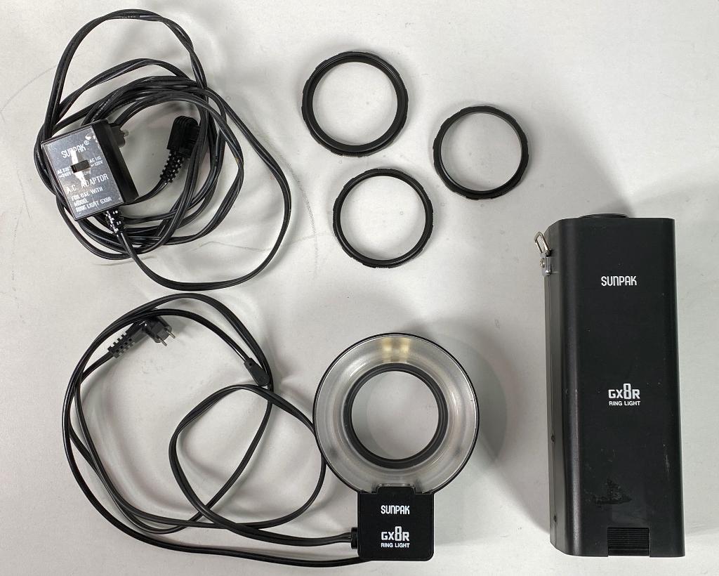 Sunpak ringflitser GX8R, Ophalen, Zo goed als nieuw, Overige merken