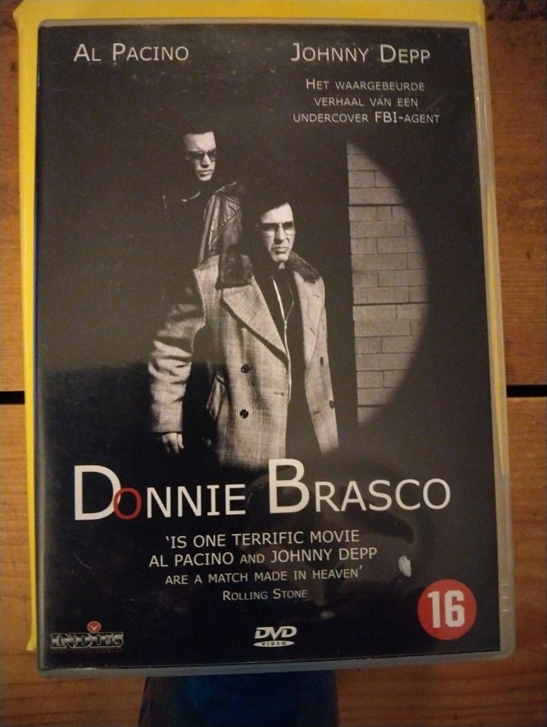Donnie Brasco DVD - Al Pacino, Johnny Depp, Vanaf 16 jaar, Ophalen of Verzenden, Zo goed als nieuw, Waargebeurd drama