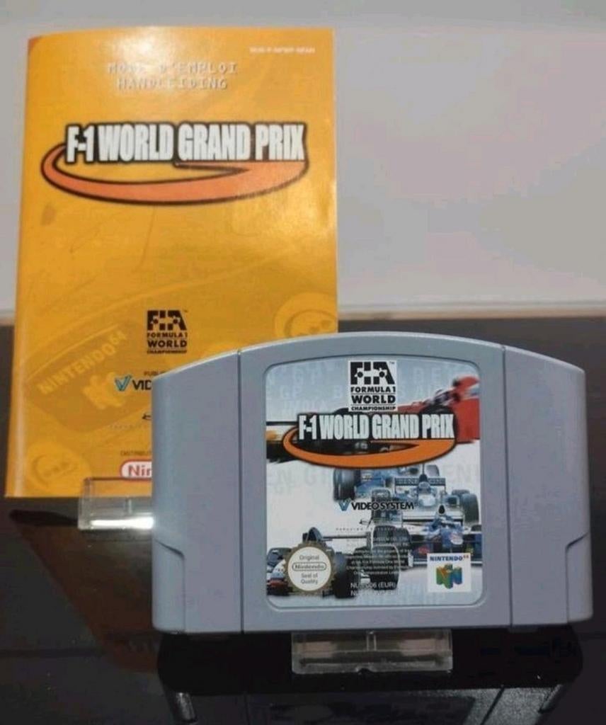 F-1 World Grand Prix - Nintendo 64, Gebruikt, 1 speler, Racen en Vliegen, Ophalen of Verzenden