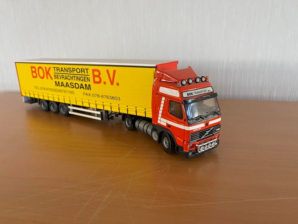 Tekno Volvo FH12 Bok Transport Maasdam in zeer goede staat, Ophalen of Verzenden, Zo goed als nieuw, Bus of Vrachtwagen, Tekno