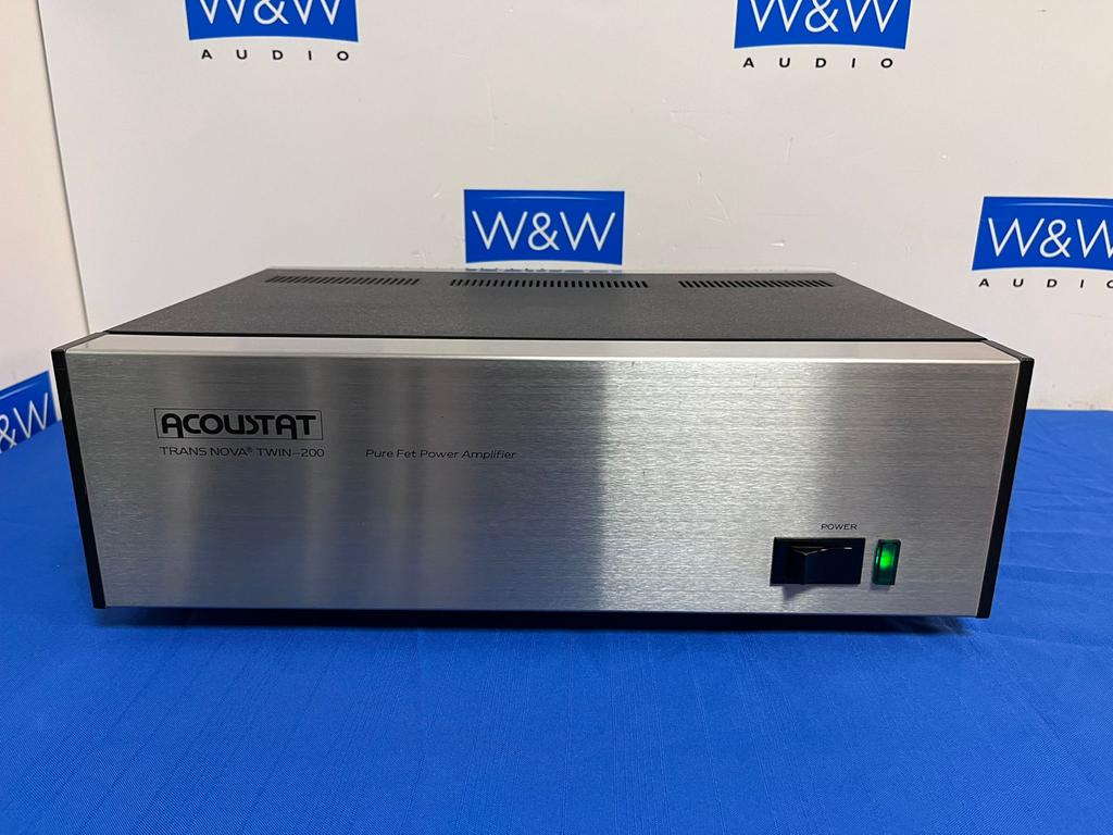 Acoustat Twin 200 eindversterker - Zeldzaam!, Overige merken, Gebruikt, ., Ophalen of Verzenden