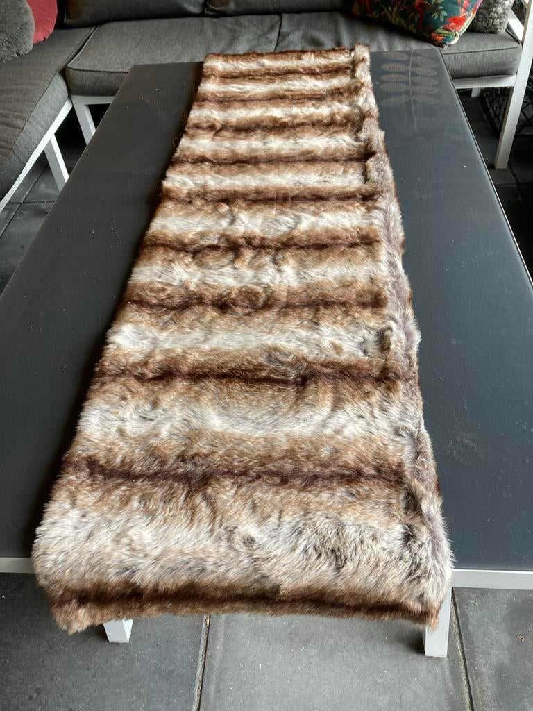 Mooie Tafelloper, Ophalen, Minder dan 50 cm, Bruin, Zo goed als nieuw