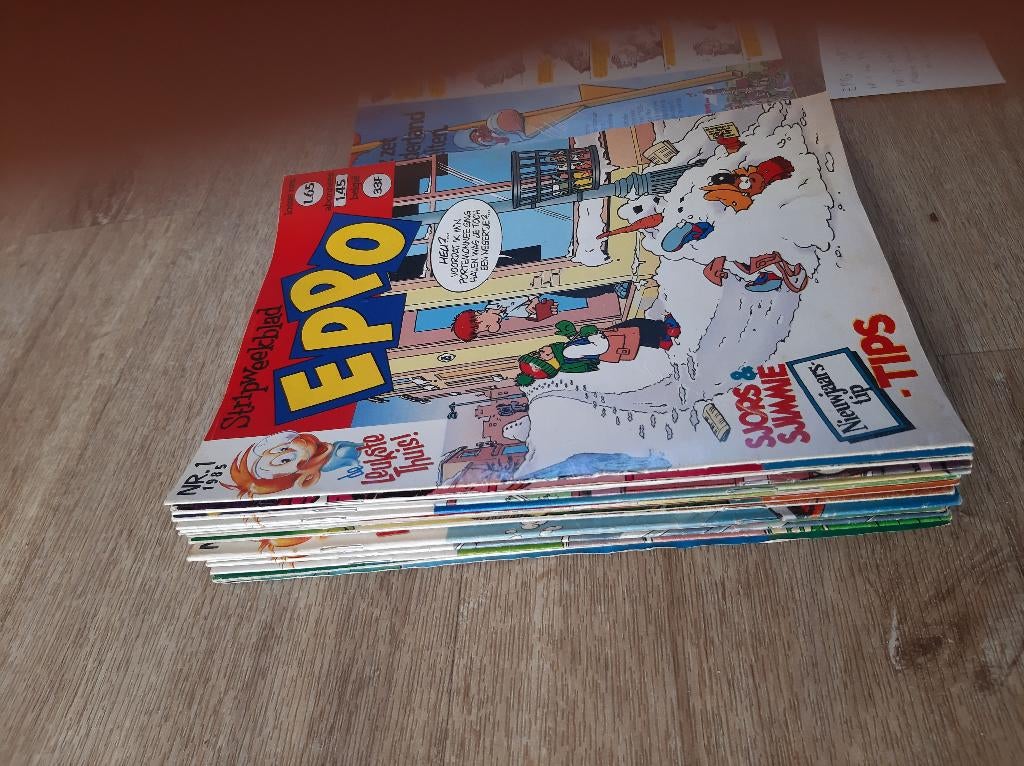 Eppo stripweekblad jaargang 1985, Boeken, Stripboeken, Gelezen, Meerdere stripboeken, Ophalen of Verzenden