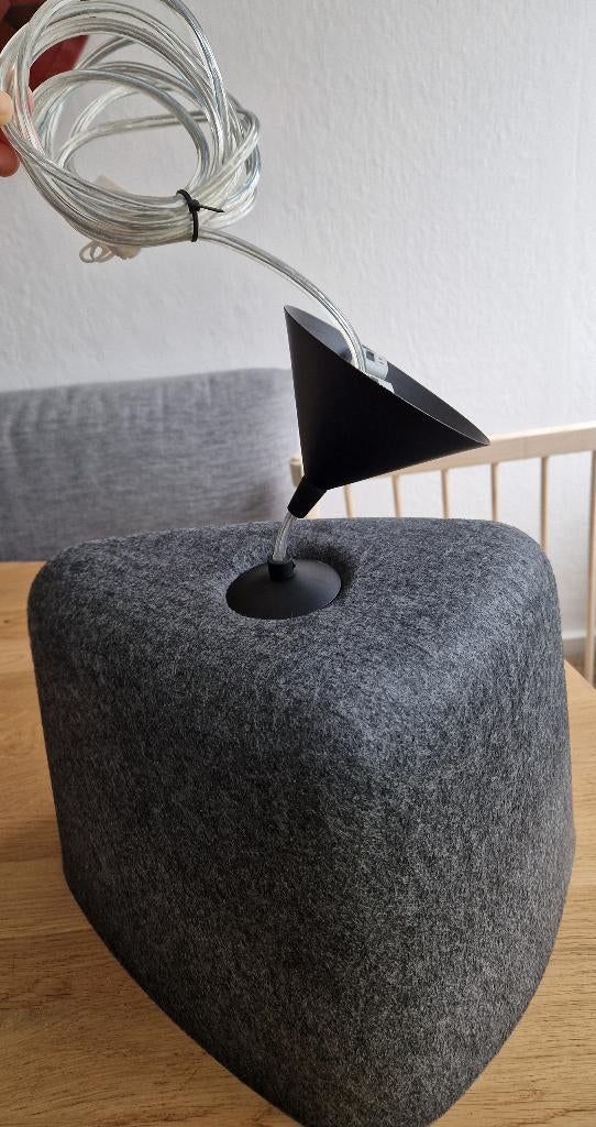 Tom Dixon Hanglamp Felt Shade Grey, vilt lamp, Overige materialen, Modern Design Hanglamp, Nieuw, Ophalen of Verzenden