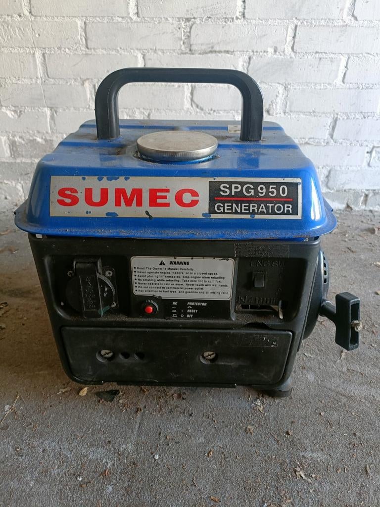 sumec spg950 generator, Ophalen, Gebruikt, Minder dan 5 kVA, Benzine