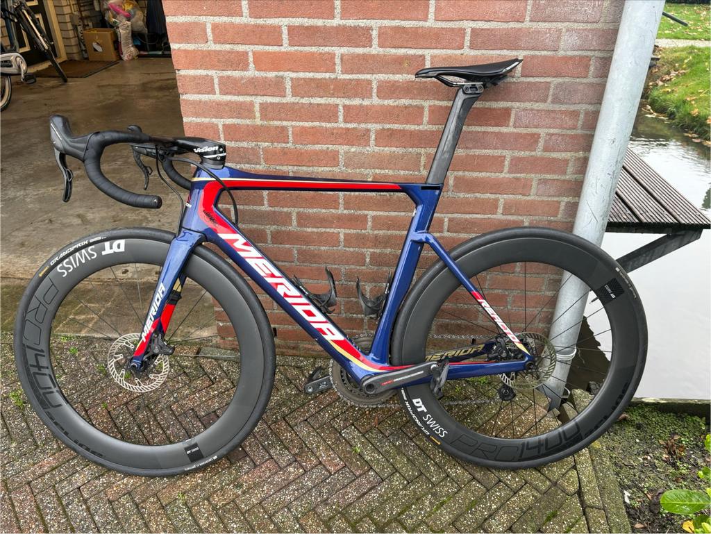 Merida Reacto Disc Team racefiets, 28 inch, Carbon, Heren, Zo goed als nieuw