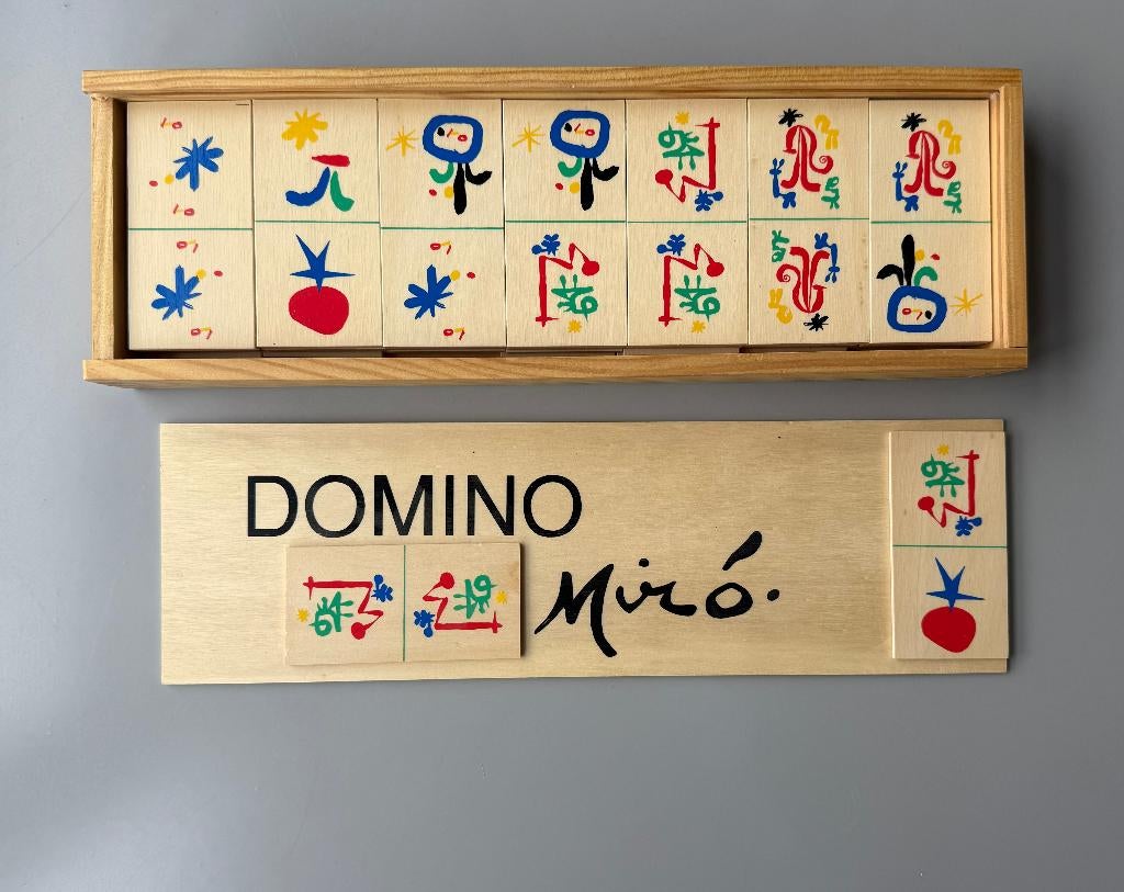 Joan Miró Limited Edition Houten Dominospel, zeldzaam, Ophalen of Verzenden