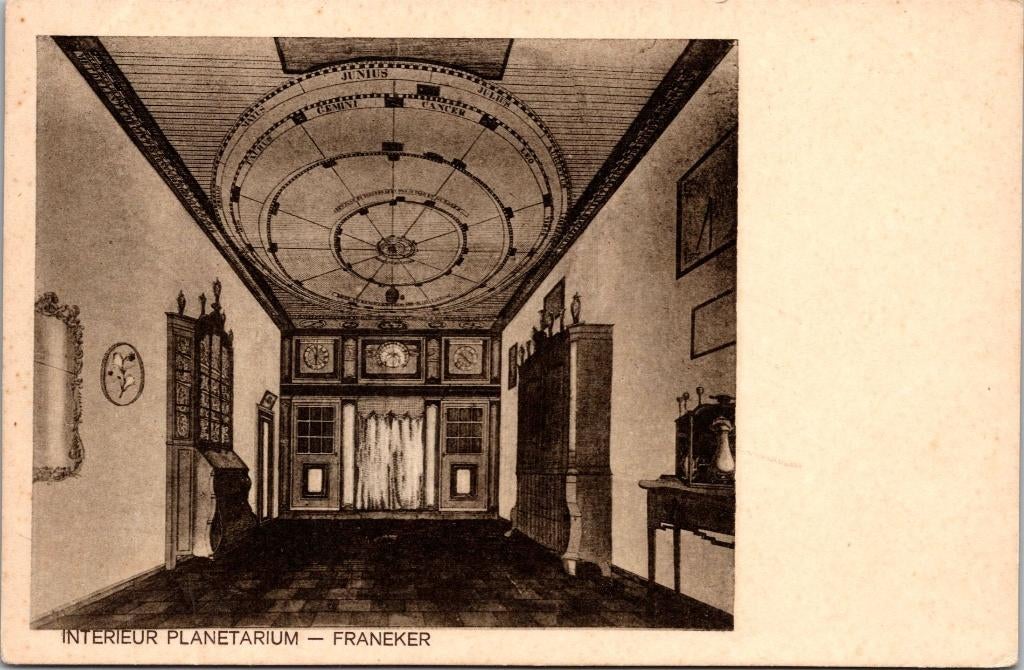 Franeker - Interieur Planetarium, Ophalen of Verzenden, Voor 1920, Ongelopen, Friesland