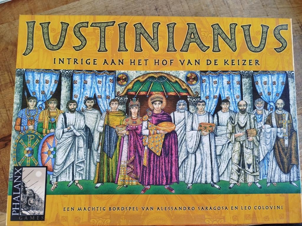 Justinianus Bordspel - Intrige aan het Hof van de Keizer, Hobby en Vrije tijd, Gezelschapsspellen | Bordspellen, Phalanx Games