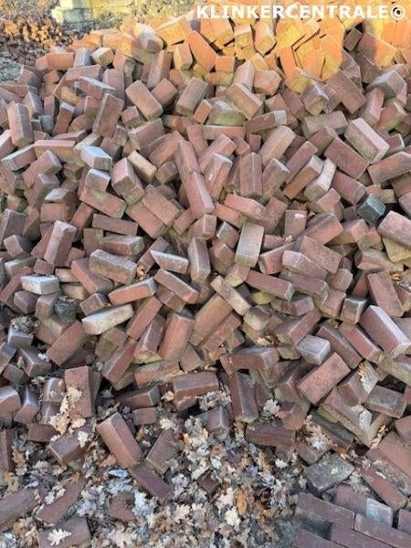 ROOIKORTING 100m2 rood bruin gebakken dikformaat klinkers, Bij dit gebruikte product niet te achterhalen, Gebruikt, Verzenden