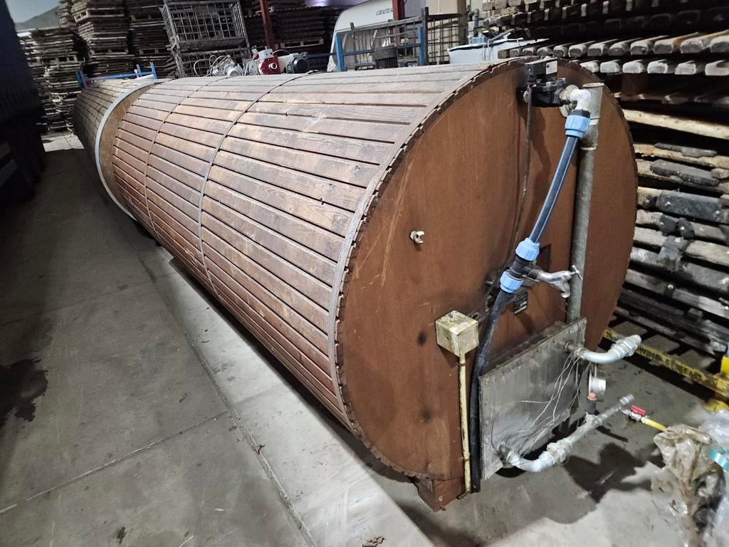 Buffervat warmwater vat, Ophalen