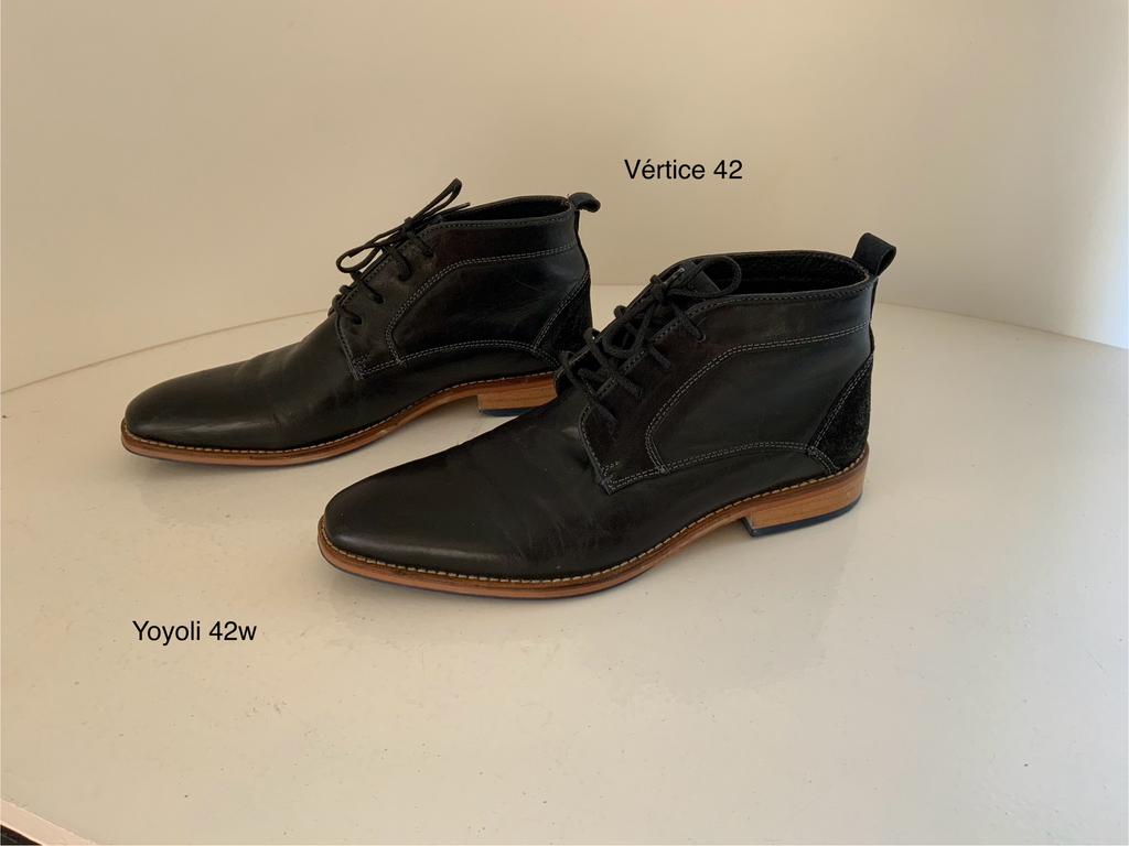 42W) Vértice 42 zwarte vetersboots leren, Zwart, Boots, Ophalen of Verzenden, Zo goed als nieuw