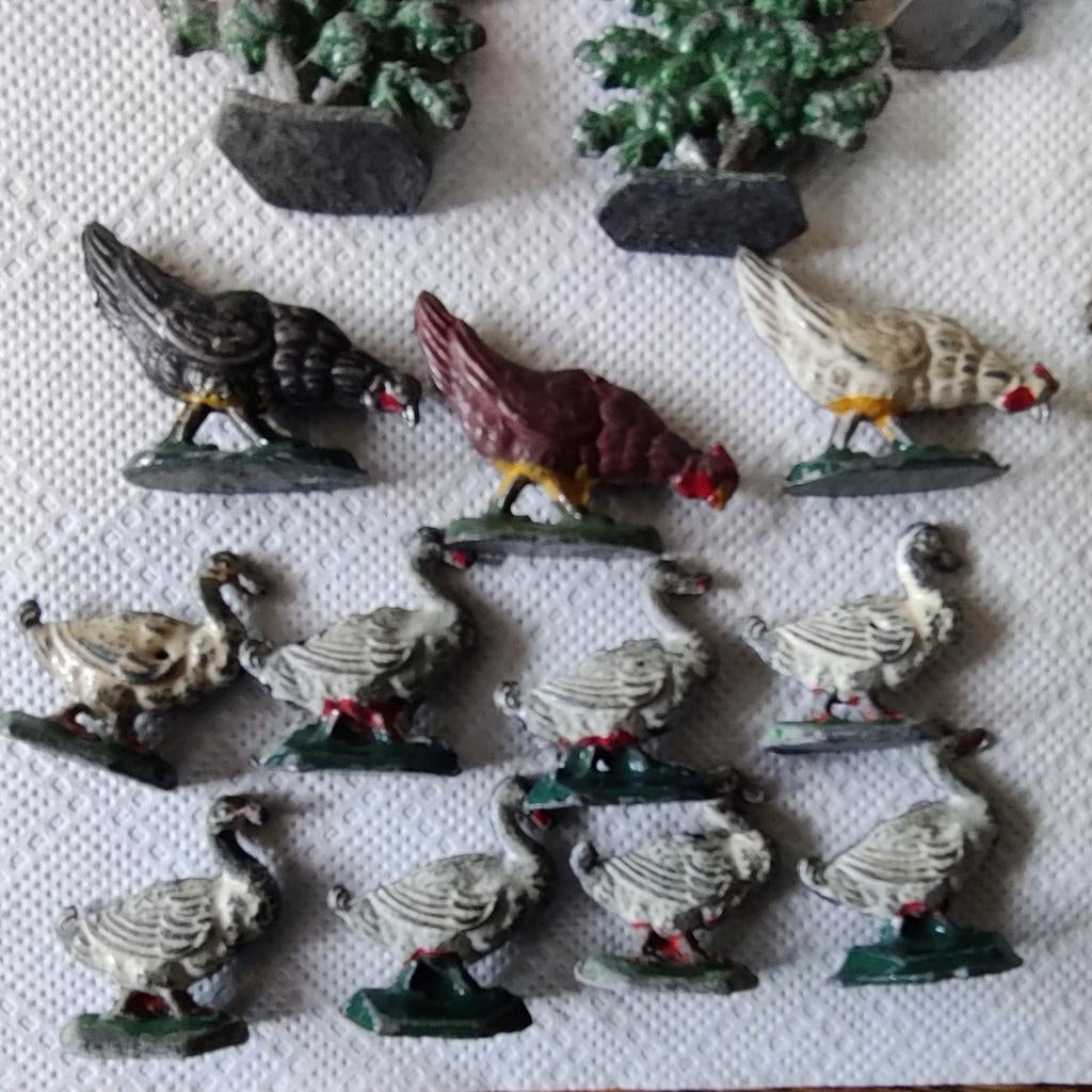 Grote verzameling antieke tinnen figuren en dieren, Diversen, Kerst, Ophalen of Verzenden