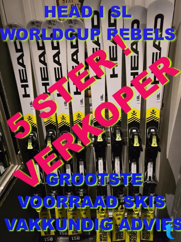 GROOTSTE VOORRAAD SKIS EN SKI SCHOENEN VAKKUNDIG ADVIES, Overige merken, Ophalen of Verzenden, Zo goed als nieuw, Carve