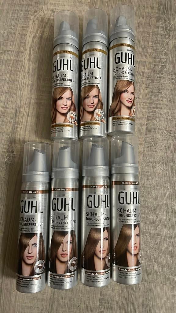 NIEUW! GUHL COLOR FOAMING MOUSSE.. 2 KLEUREN, Ophalen of Verzenden, Nieuw, Gel, Wax, Haarlak of Mousse