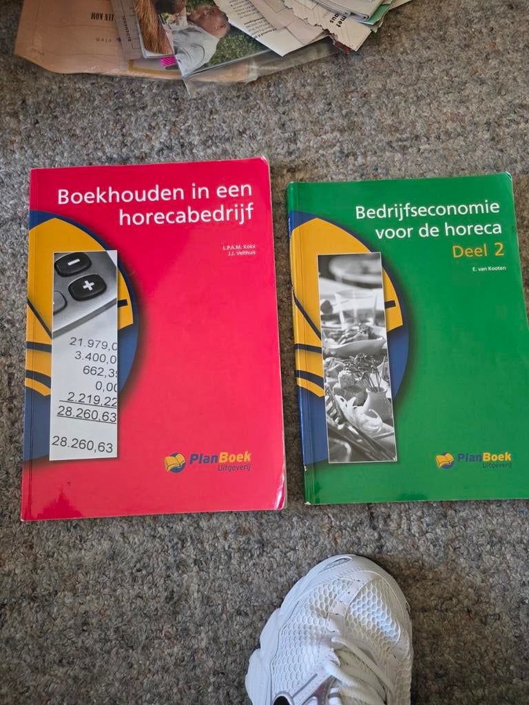 Boekhouden & Bedrijfseconomie Horeca - Deel 1 & 2, Boeken, Ophalen of Verzenden