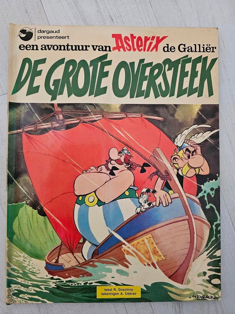 Asterix de Galliër - De Grote Oversteek, Boeken, Eén stripboek, Ophalen of Verzenden, Gelezen, Goscinny & Uderzo