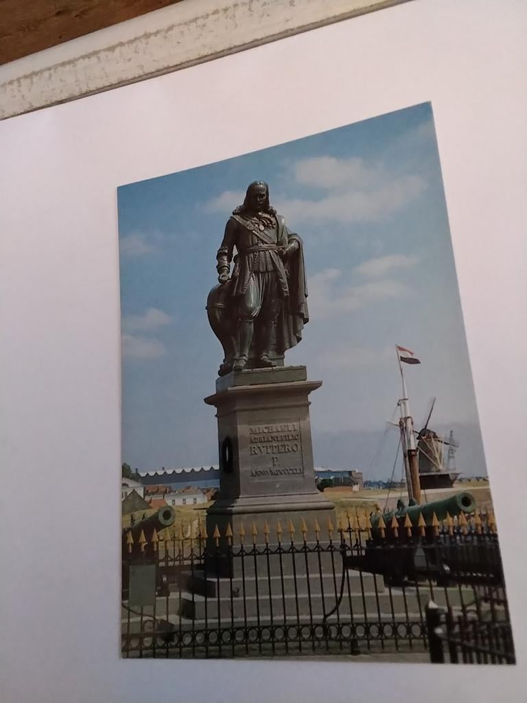 VLISSINGEN. STANDBEELD MICHIEL ADRIAANSZOON DE RUIJTER, Ophalen of Verzenden, Zeeland