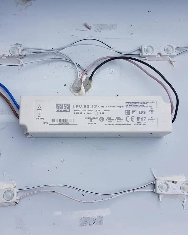 Mega grote vintage reclameletter, gevelletter, doosletter r, Ophalen, Gebruikt, ., Lichtbak of (neon) lamp