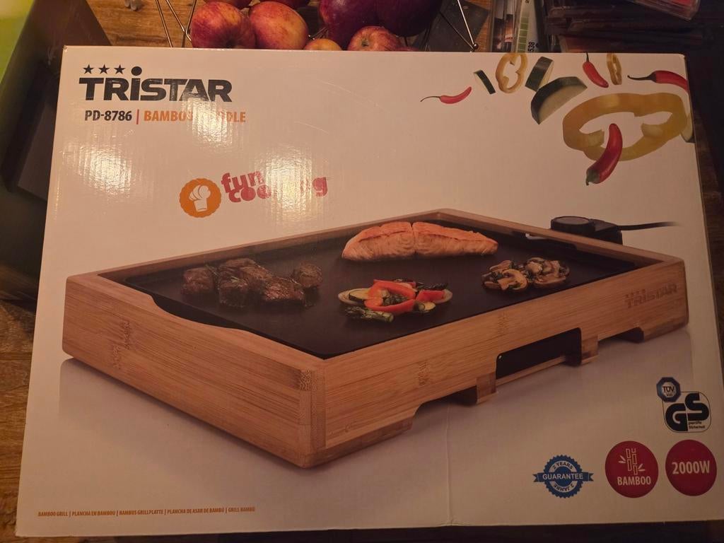 Tristar grillplaat, Ophalen, Zo goed als nieuw, Tafelgrill