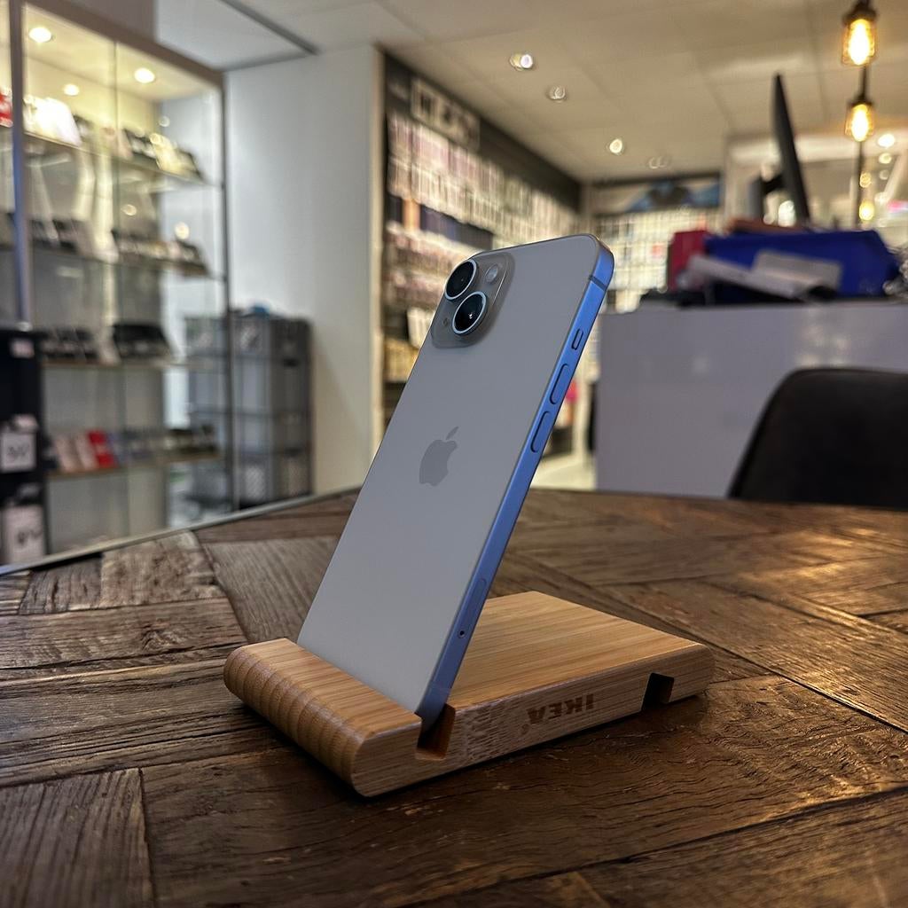 Apple iPhone 15 128GB - als Nieuw - incl Garantie, 128 GB, Apple, Blauw, Ophalen of Verzenden