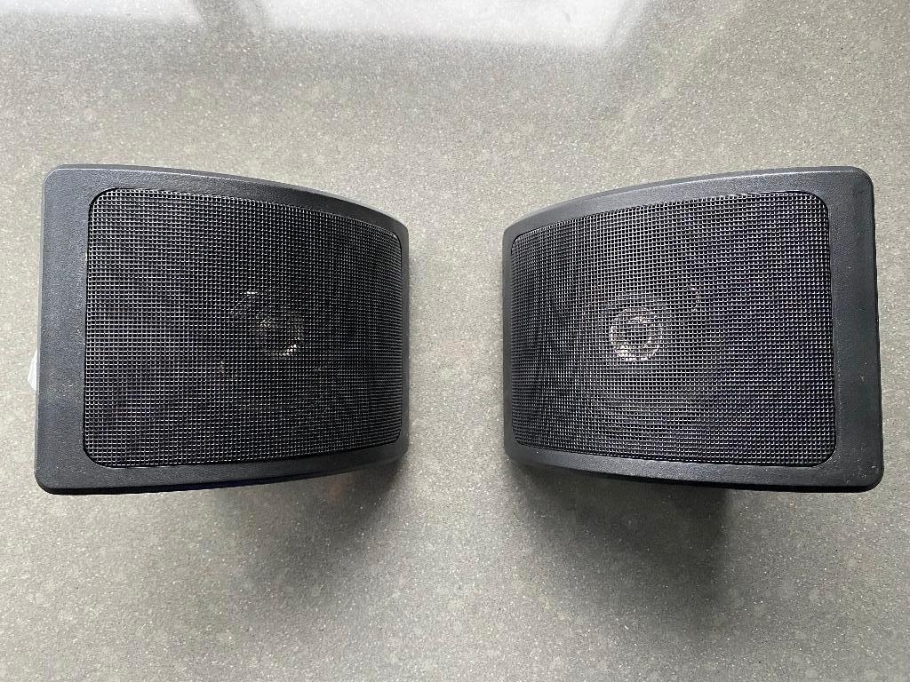 set hoekluidsprekers, Audio, Tv en Foto, Luidsprekers, Gebruikt, Minder dan 60 watt, Front, Rear of Stereo speakers, Ophalen