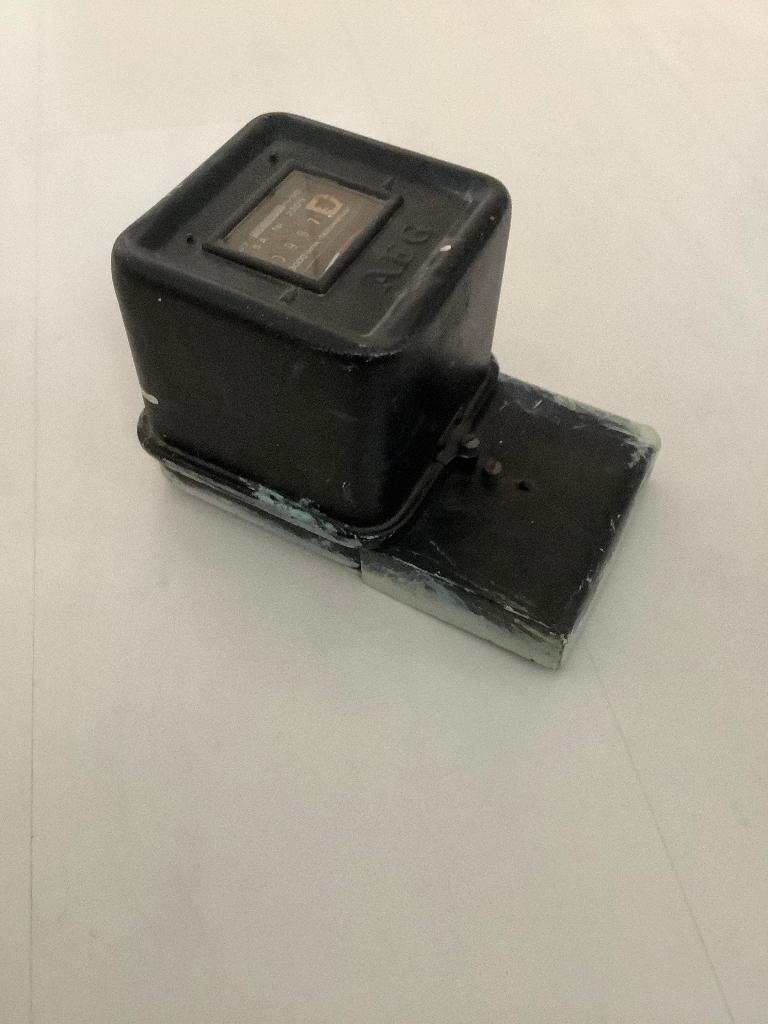 Kilowattuurmeter vitage, Ophalen of Verzenden, Gebruikt, Elektriciteit