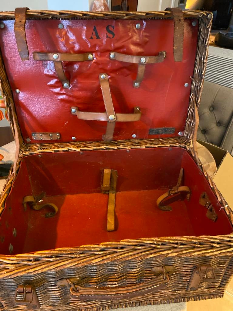 Lege picknikmand   48. X. 33, Huis en Inrichting, Ophalen of Verzenden