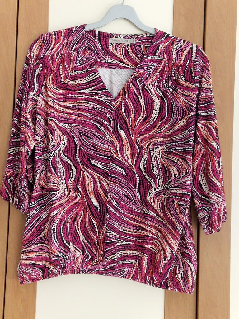 DREAMSTAR Shirt mt XL (XXL), Kleding | Dames, Tops, Ophalen of Verzenden, Zo goed als nieuw, Maat 46/48 (XL) of groter, Korte mouw