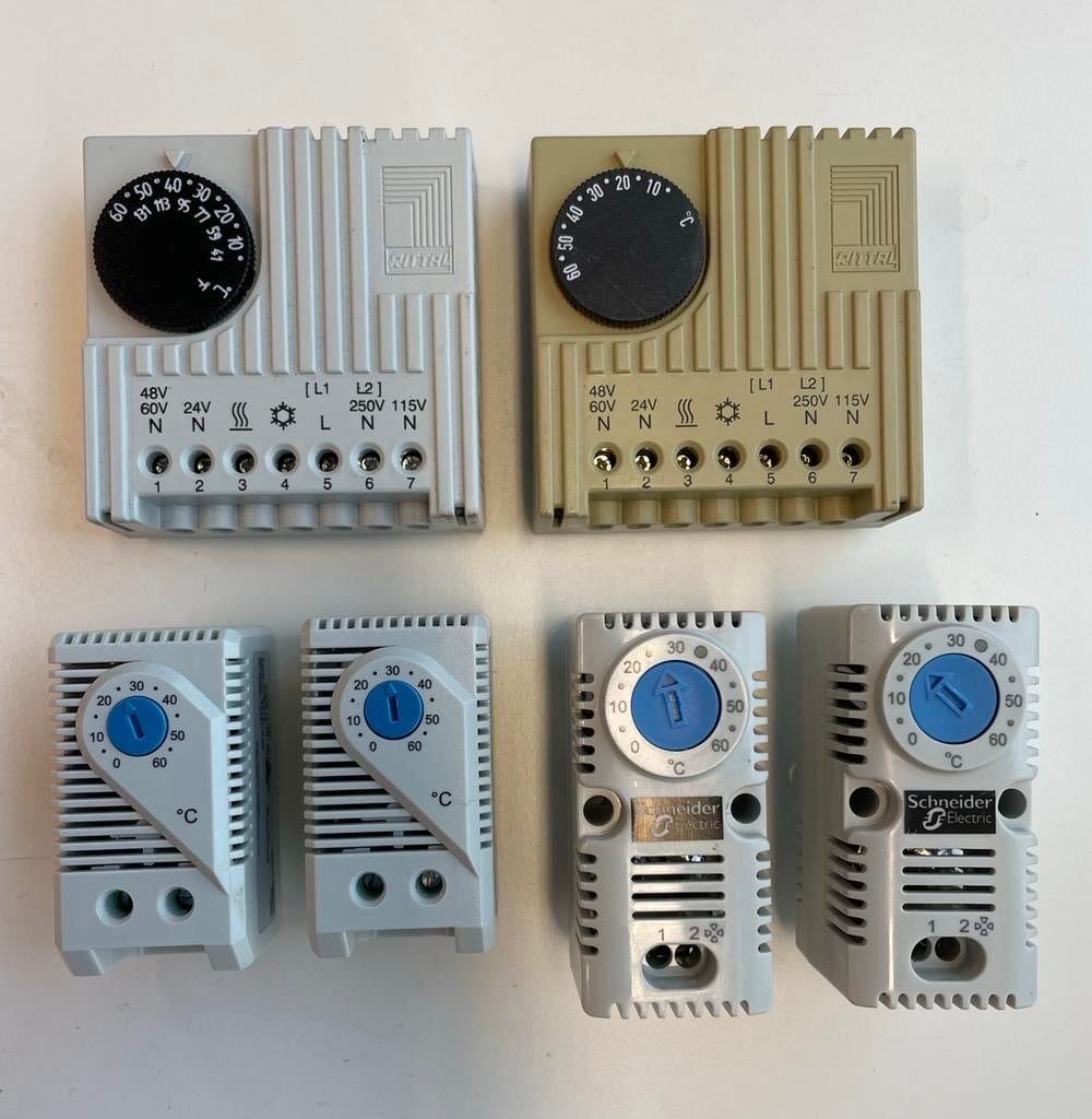 kastthermostaat thermostaat elektrakast Rittal Schneider, Ophalen of Verzenden, Zo goed als nieuw