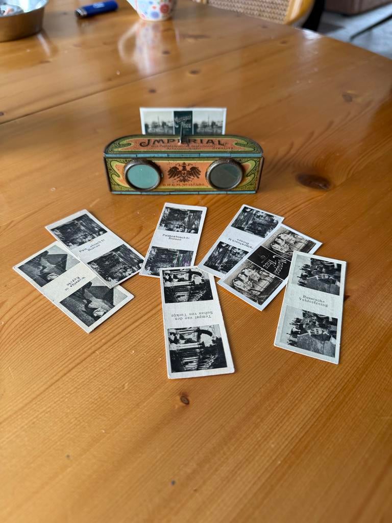 Stereoscoop met 3D-kaarten, Ophalen of Verzenden, Voor 1940, Overige typen