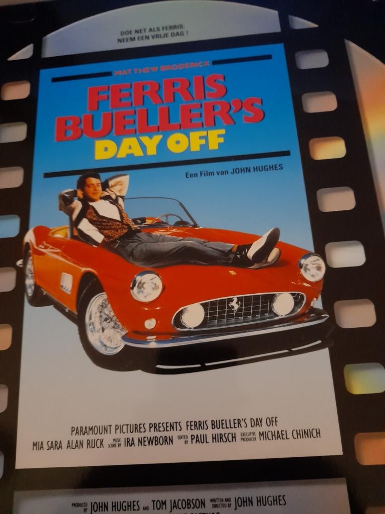 Laserdisc  Ferris Bueller's Day Off, Ophalen of Verzenden, Foto of Kaart