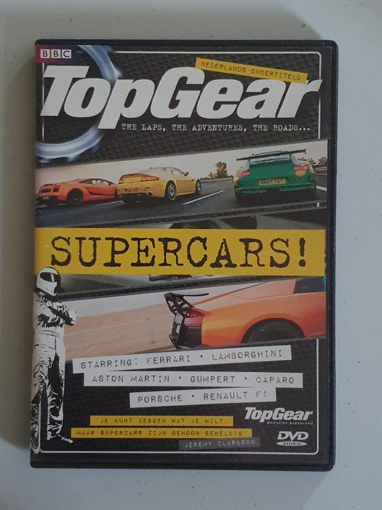 Top Gear Supercars DVD, Alle leeftijden, Ophalen of Verzenden, Gebruikt, Non-fictie
