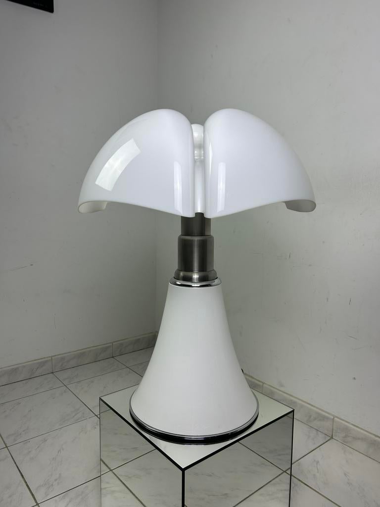 Martinelli Luce Pipistrello 620 groot model Gae Aulenti, Huis en Inrichting, Ophalen, Gebruikt, Metaal, Space age