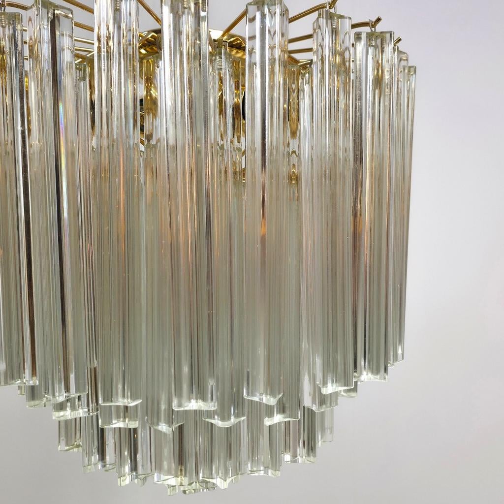 Venini kroonluchter glas murano Italiaans design 70s, Ophalen, Glas