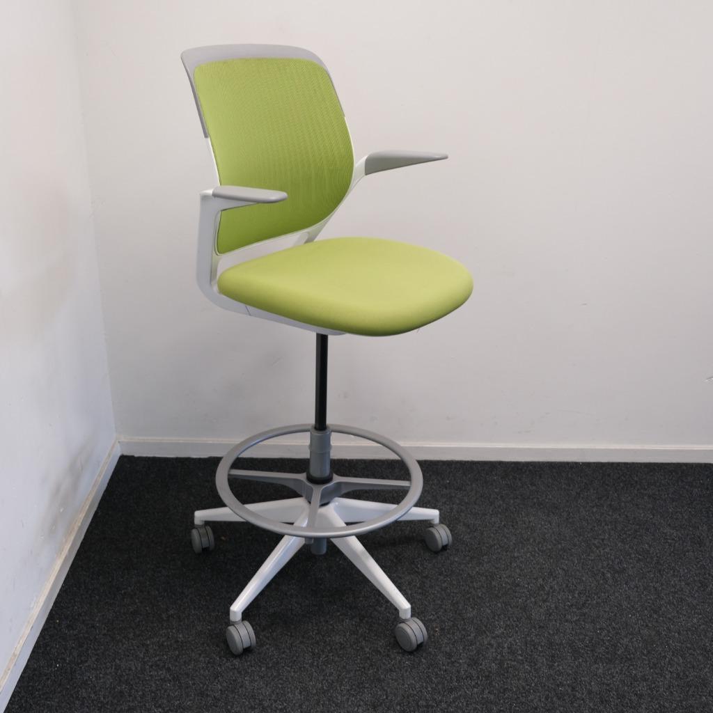 Steelcase Cobi Chair - Baliestoel - Groen/Wit - ZGAN, -, -, Ophalen of Verzenden, Zo goed als nieuw