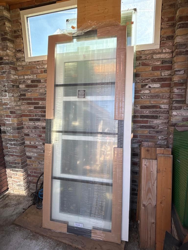 Skantrae SSL4004 Stomp Binnendeur Zwart 93x231,5 cm, Ophalen, 80 tot 100 cm, 215 cm of meer, Binnendeur